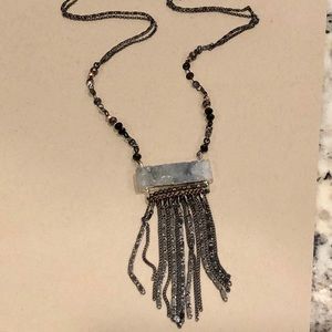 lucky Necklace geo stone